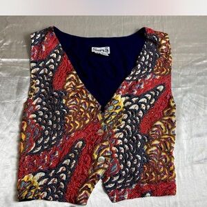 Women's Multicolor beaded vest